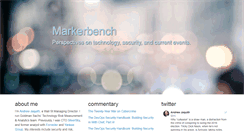 Desktop Screenshot of markerbench.com