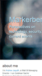 Mobile Screenshot of markerbench.com